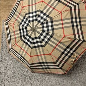 Burberry Check Compact Umbrella